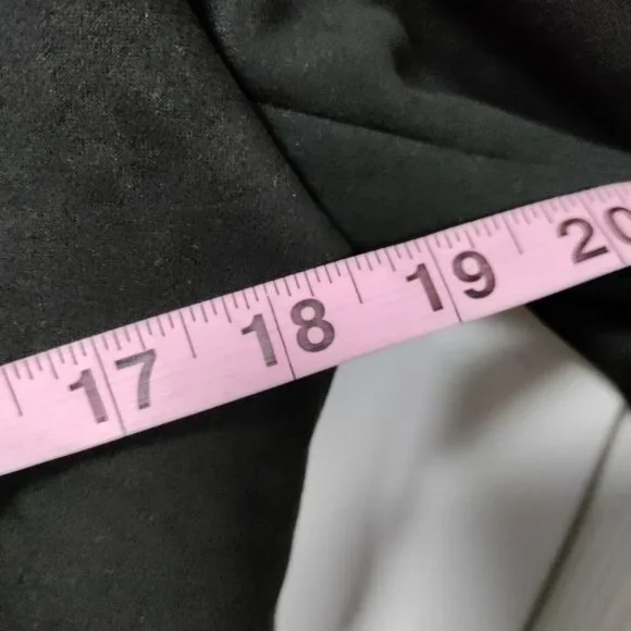 Haute Monde Black Faux Fur Waterfall Jacket With Zipper Details & Faux Suede L - Picture 6 of 12